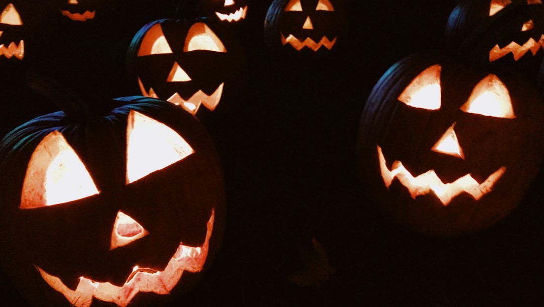 Arrière-plan virtuel Halloween