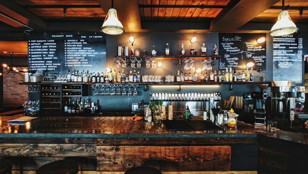 Virtual background restaurant