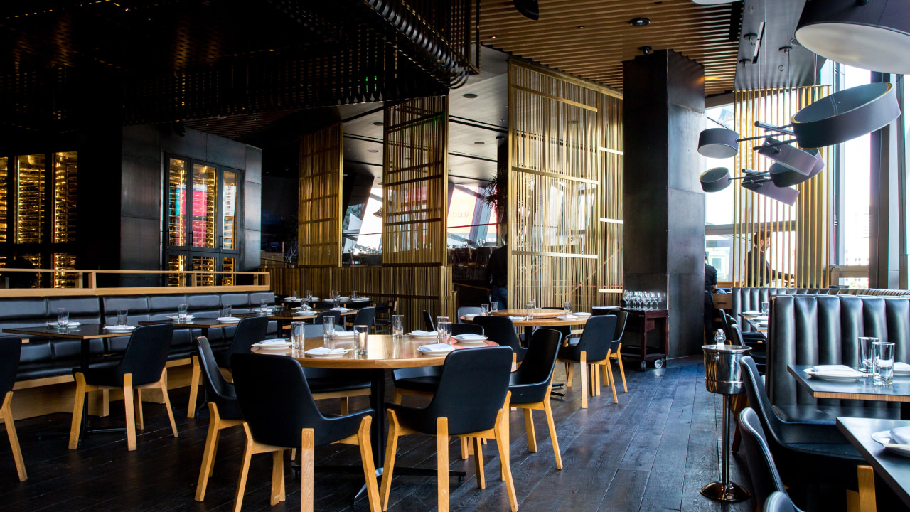 Virtual background restaurant