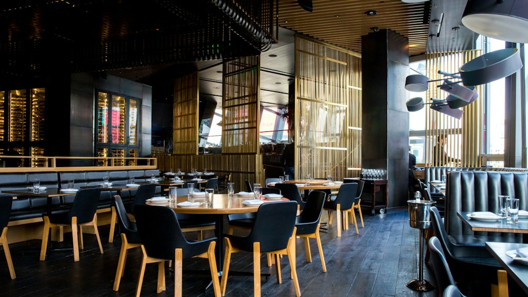 Virtual background restaurant