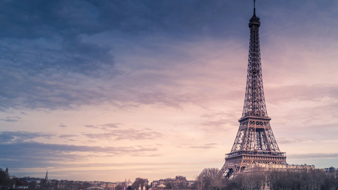 Virtual background Eiffel Tower Paris