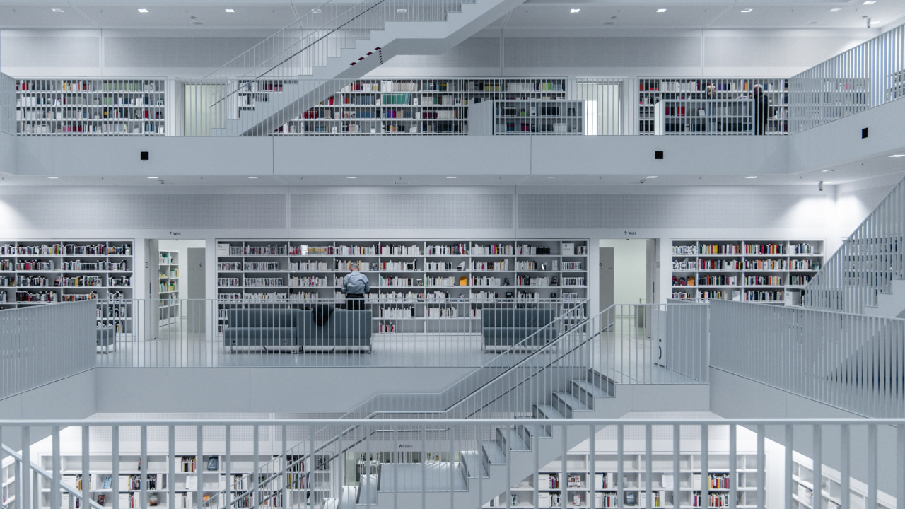 Virtual background library
