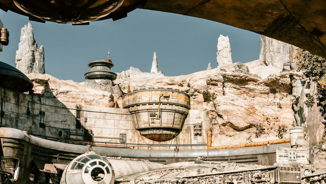 Arrière-plan virtuel star wars