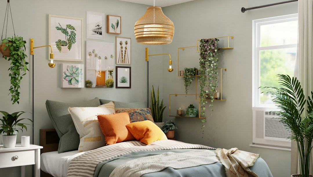 Arrière-plan virtuel chambre