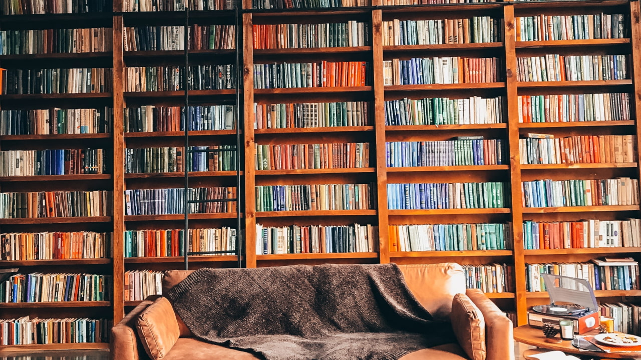 Virtual background library