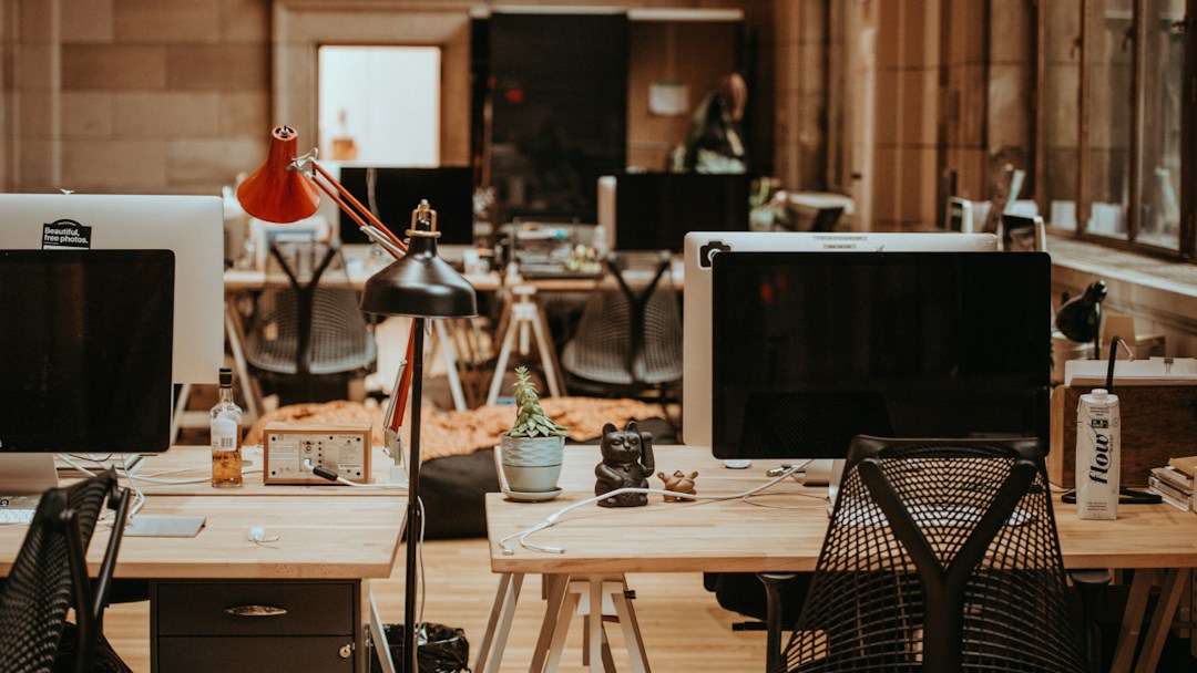 Virtual background co-working space
