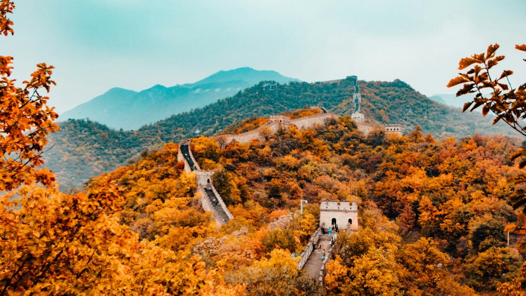 Virtual background Great Wall of China