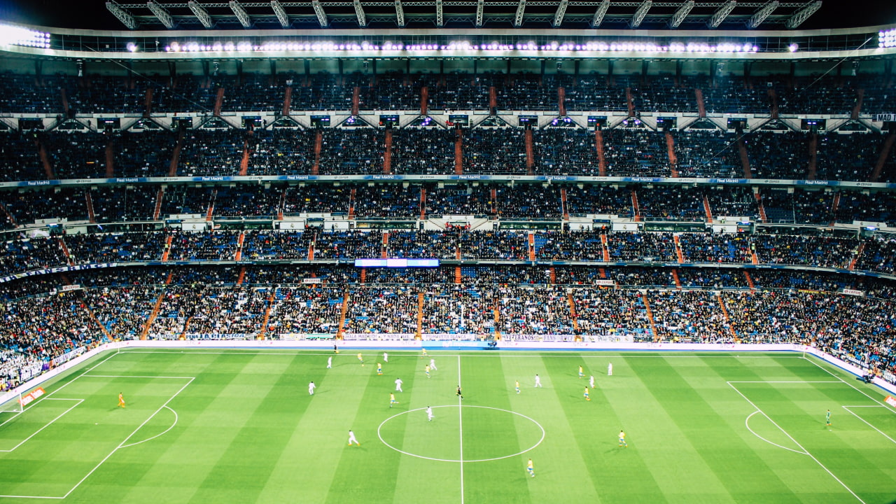 Arrière-plan virtuel terrain football