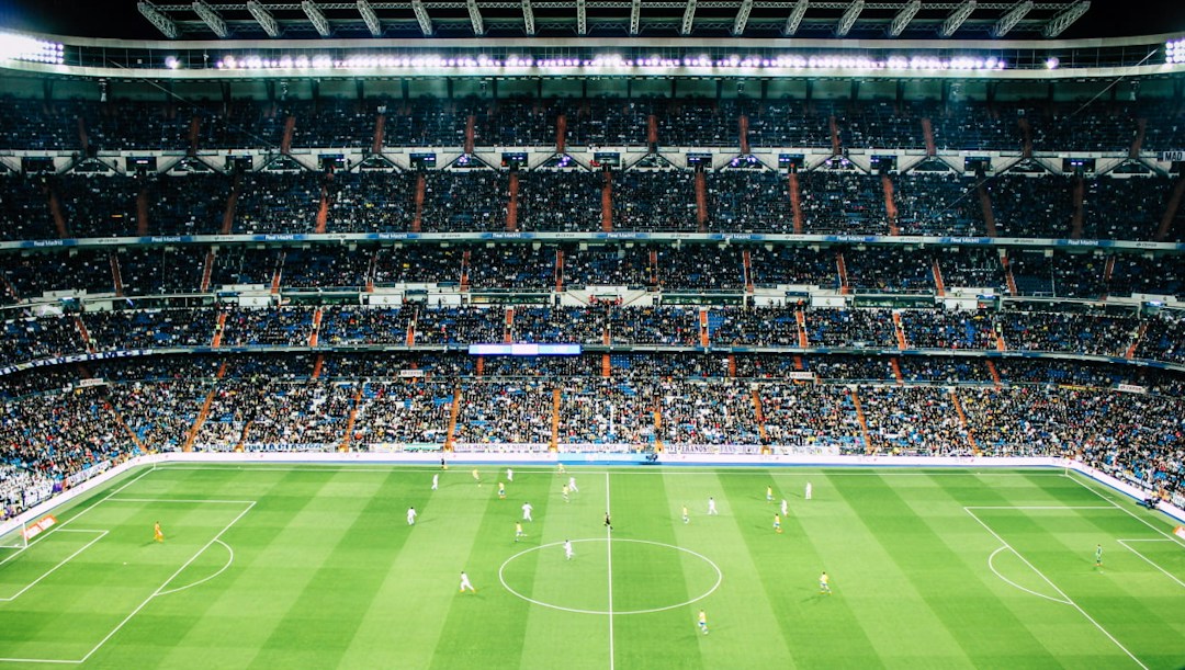 Arrière-plan virtuel terrain football