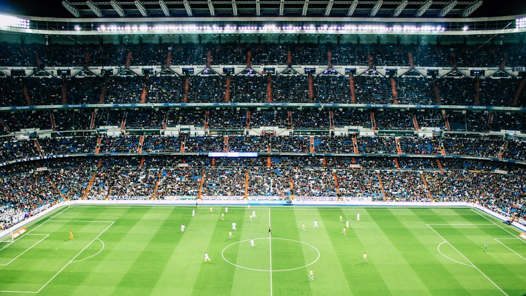 Arrière-plan virtuel terrain football