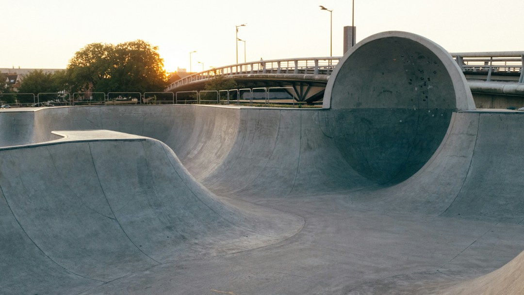 Virtual background skatepark
