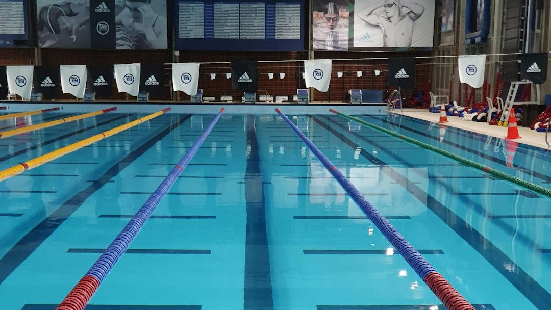 Virtual background swimming pool
