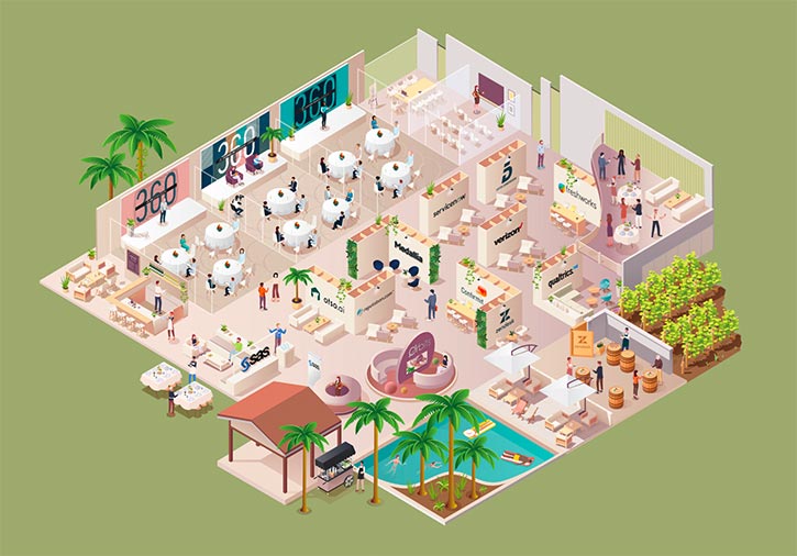Orbit's immersive online venue for online events 