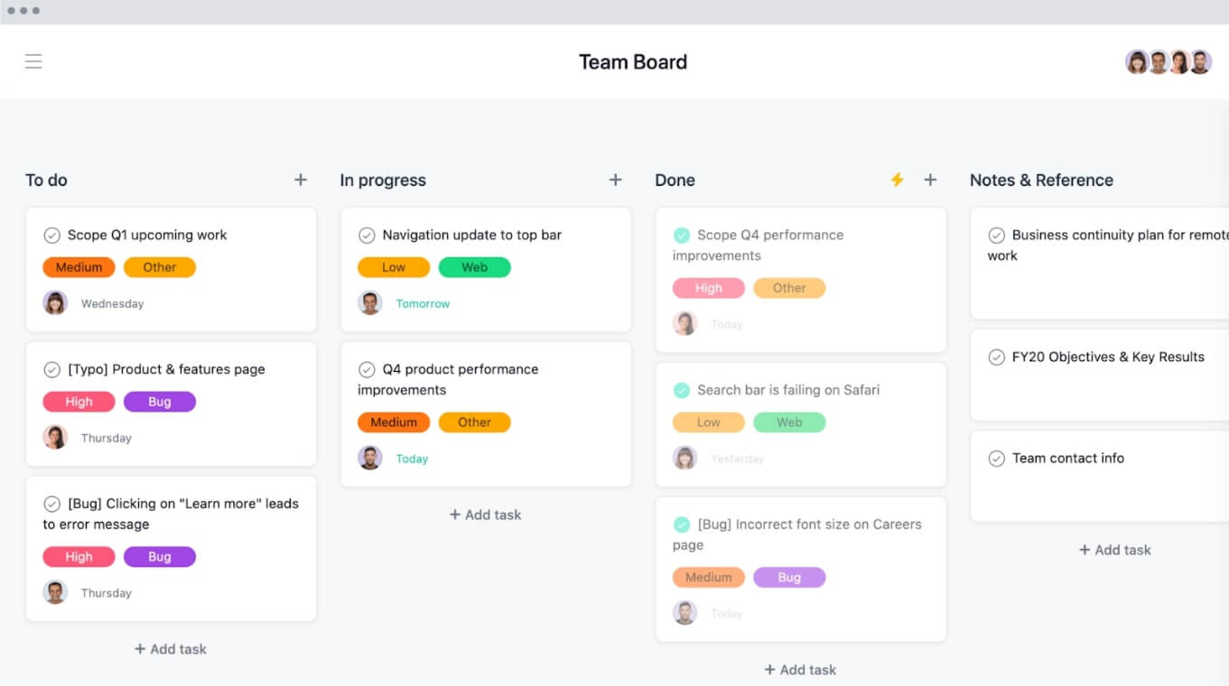Livestorm uses Asana to schedule tasks and share to-do lists. Image source: https://asana.com/product/automation