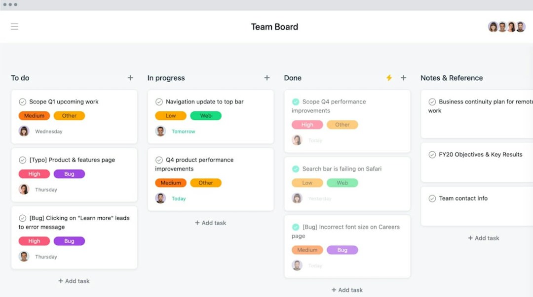 Livestorm uses Asana to schedule tasks and share to-do lists. Image source: https://asana.com/product/automation