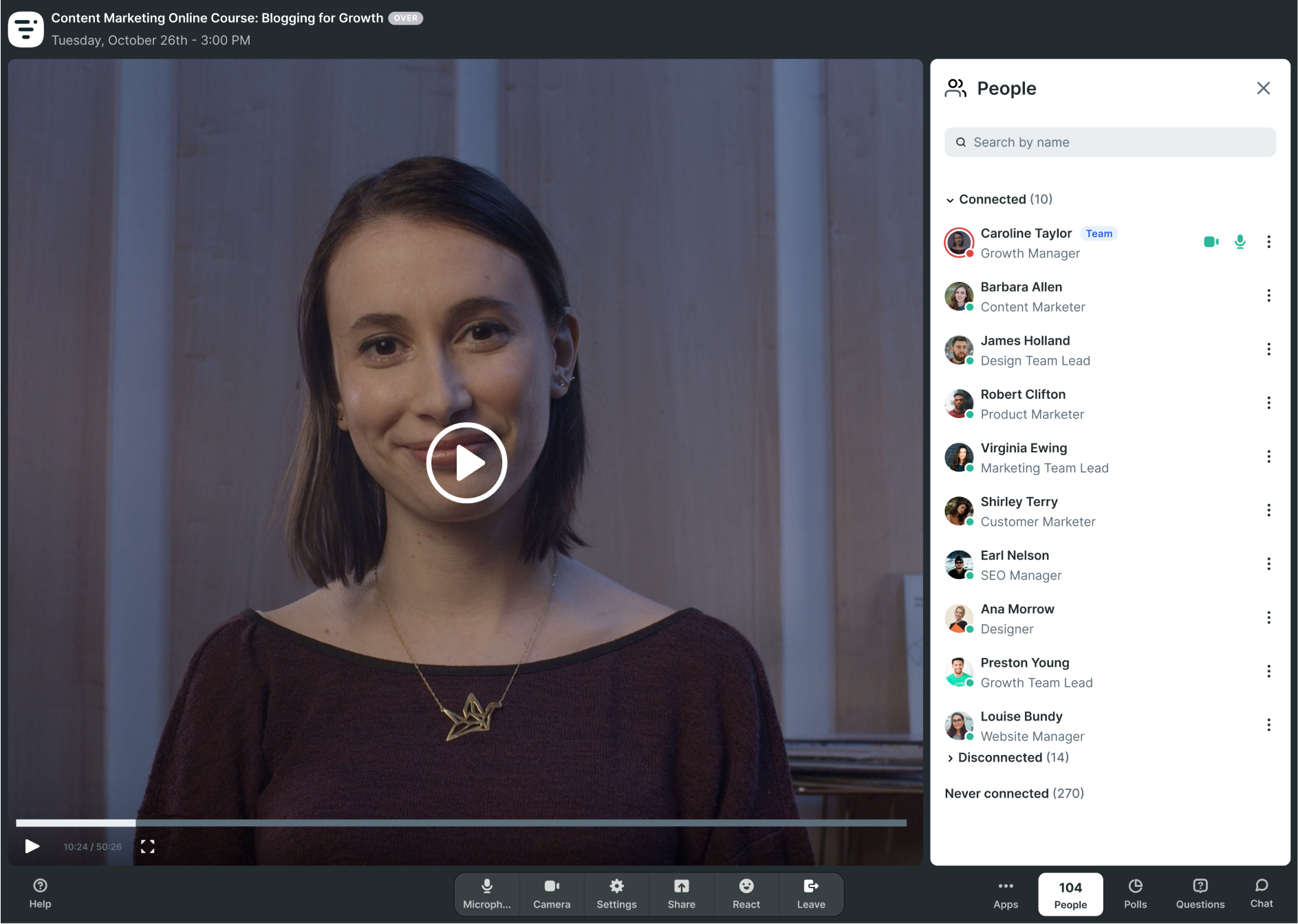 On-demand product demo