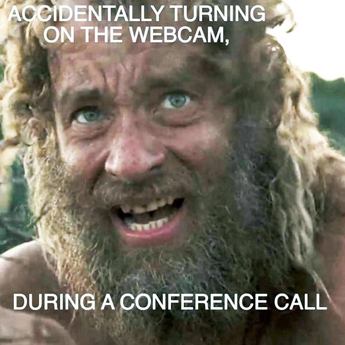 Zoom fail meme