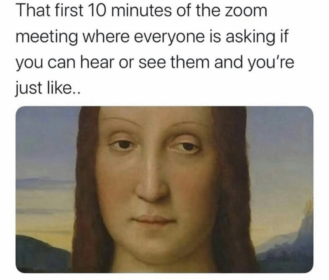 Remote work meme