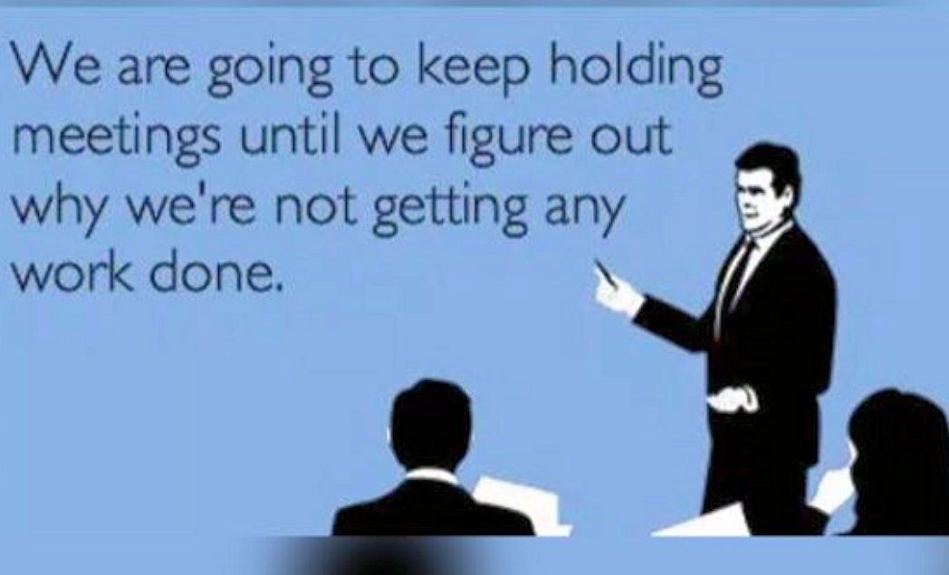 Too many zoom meetings meme