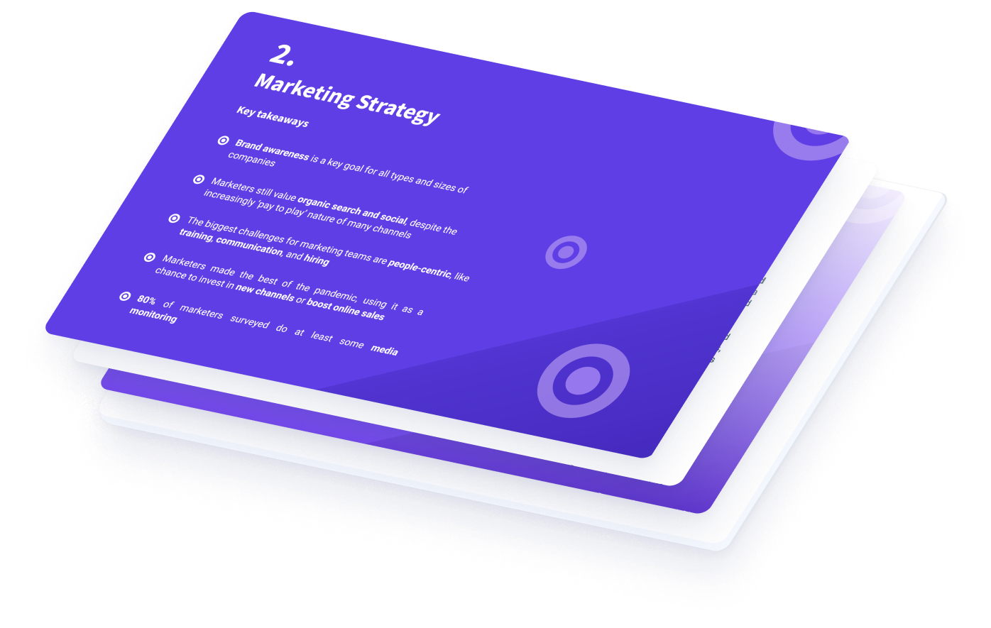 Marketing strategy, key findings from 850+ marketing decision makers