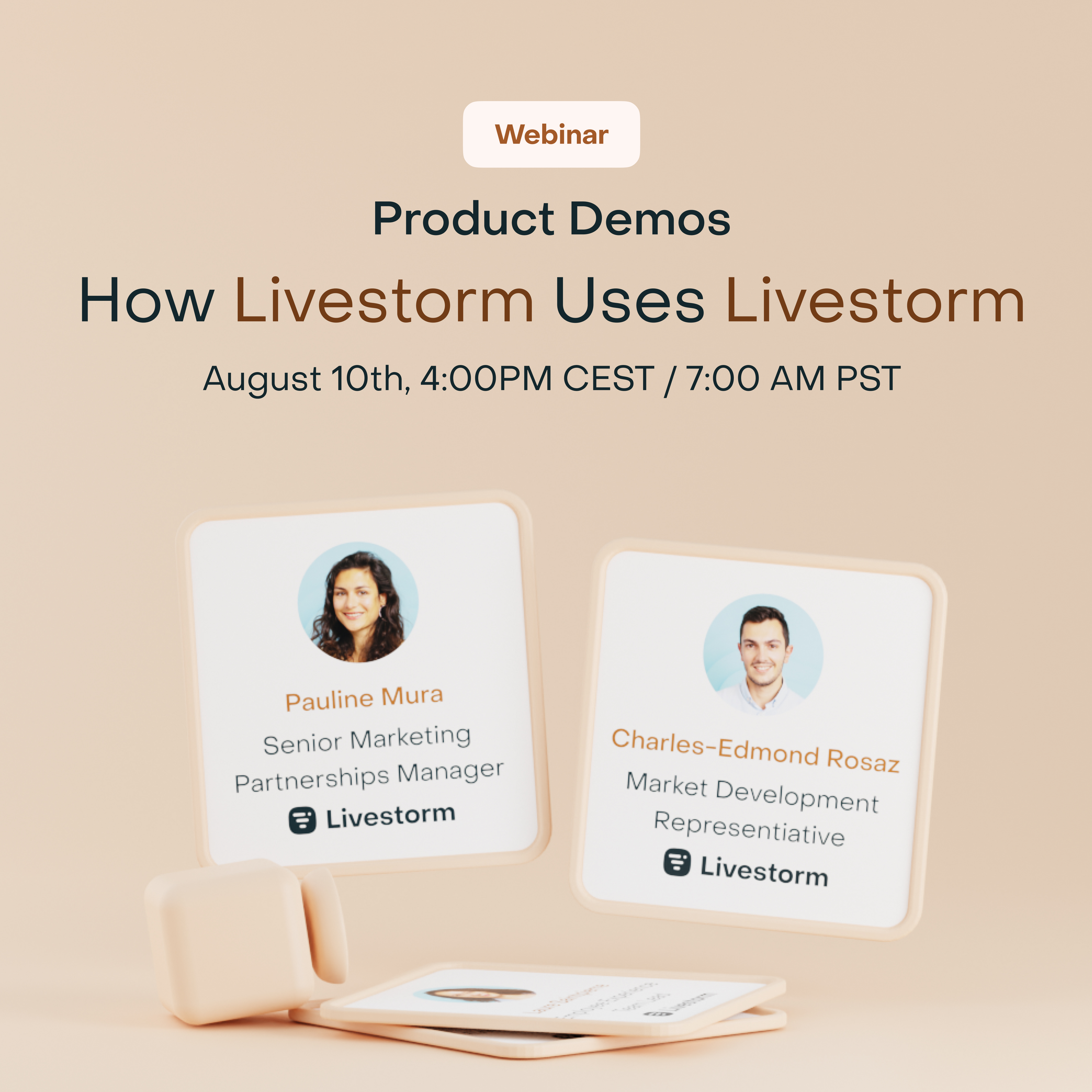Run Sales Demos that convert with Livestorm