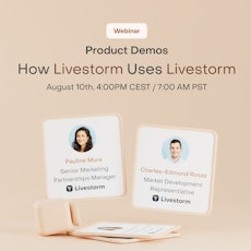 Run Sales Demos that convert with Livestorm