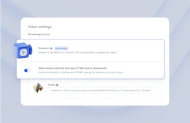 Ingestion RTMP