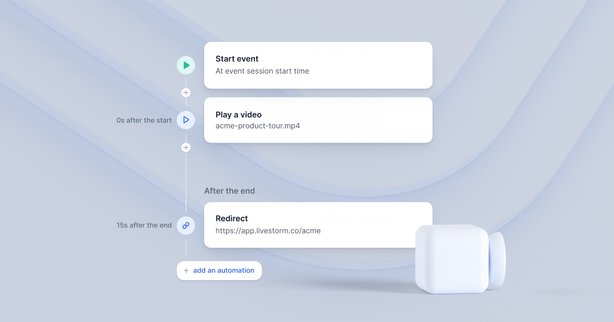 event automation for video conferencing platform