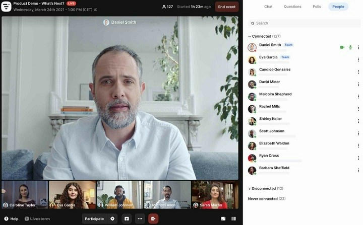 Livestorm as a video conference tool for deminars
