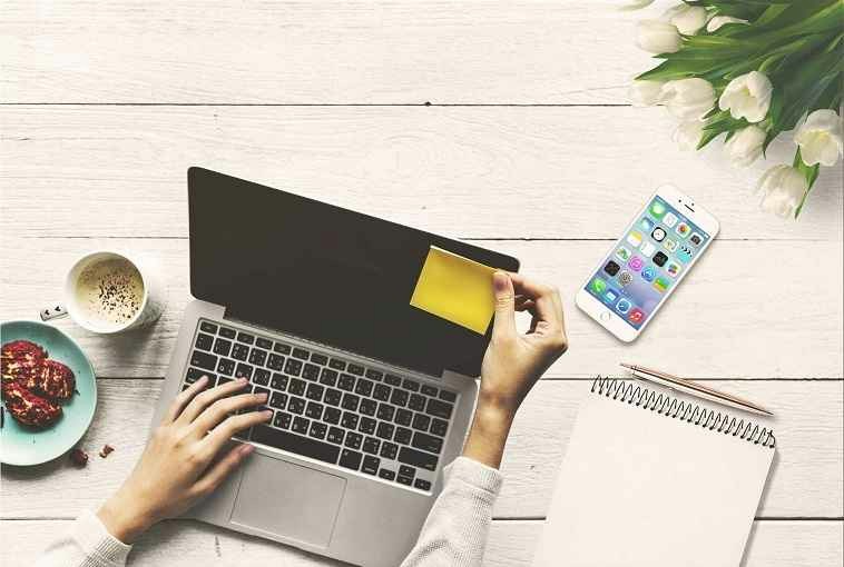 Remember tips for acing a virtual interview using sticky notes