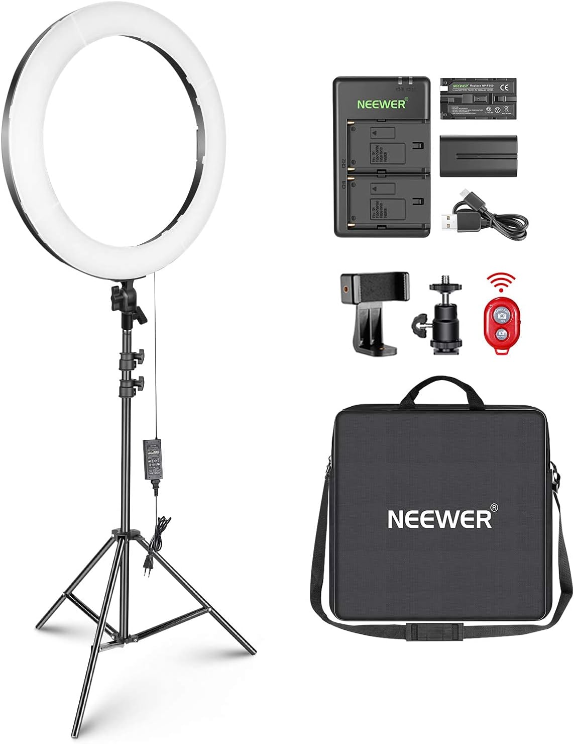 Neewer 20-inch best desktop ring light for video conferencing