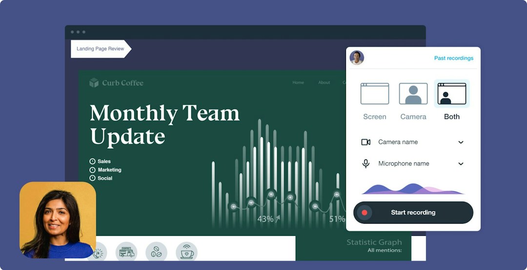 Vimeo Record for recording webinars