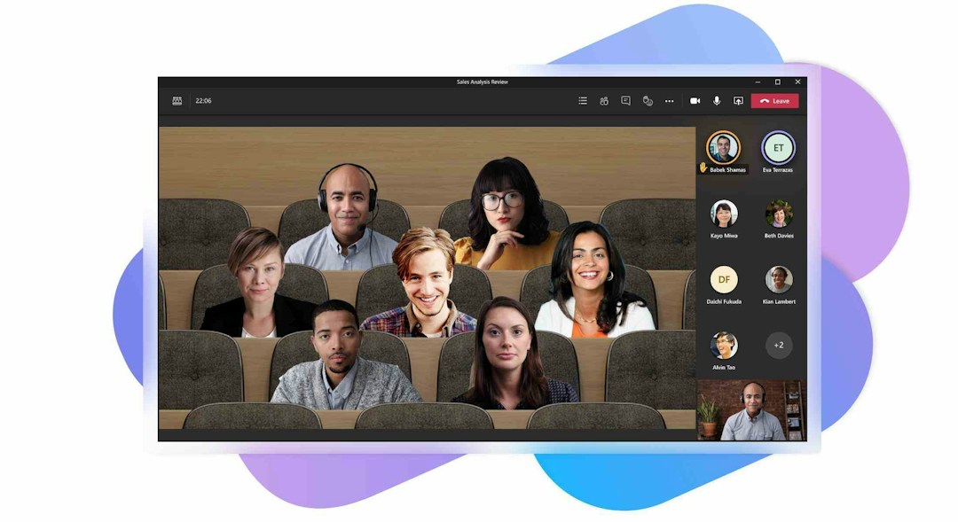 Microsoft Teams together mode engagement feature