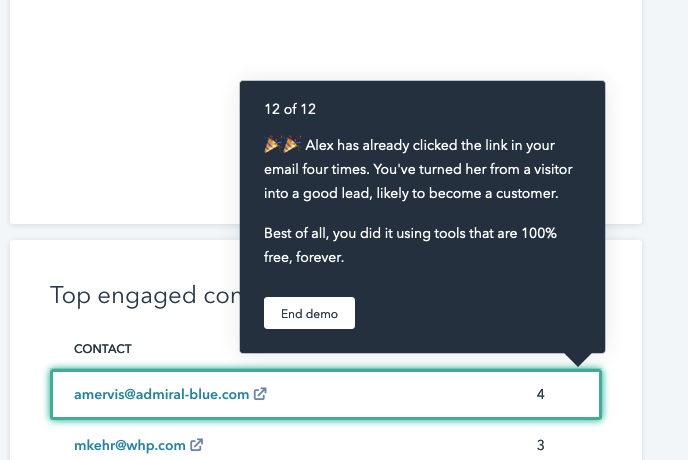 HubSpot’s client onboarding walkthrough