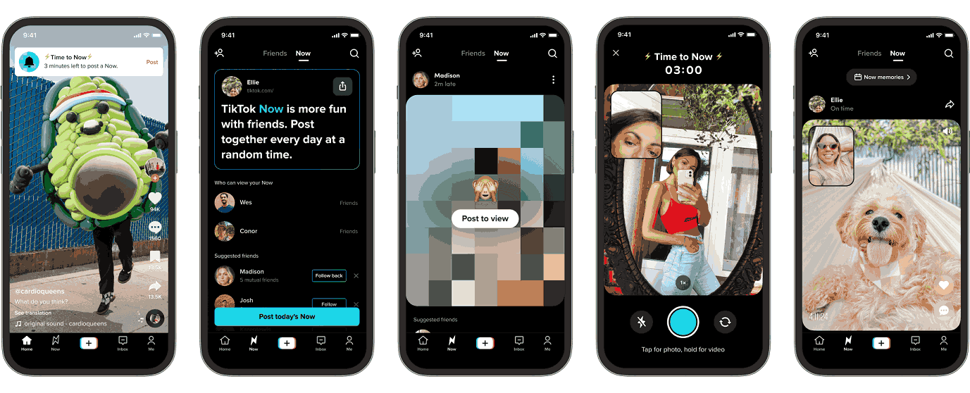 Event marketing videos on mobile app TikTok