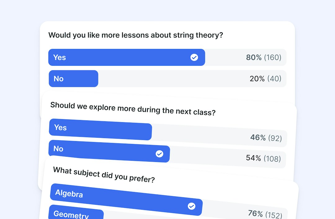 Livestorm webinars polls