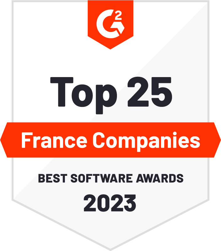 G2 award: Top 25 France companies