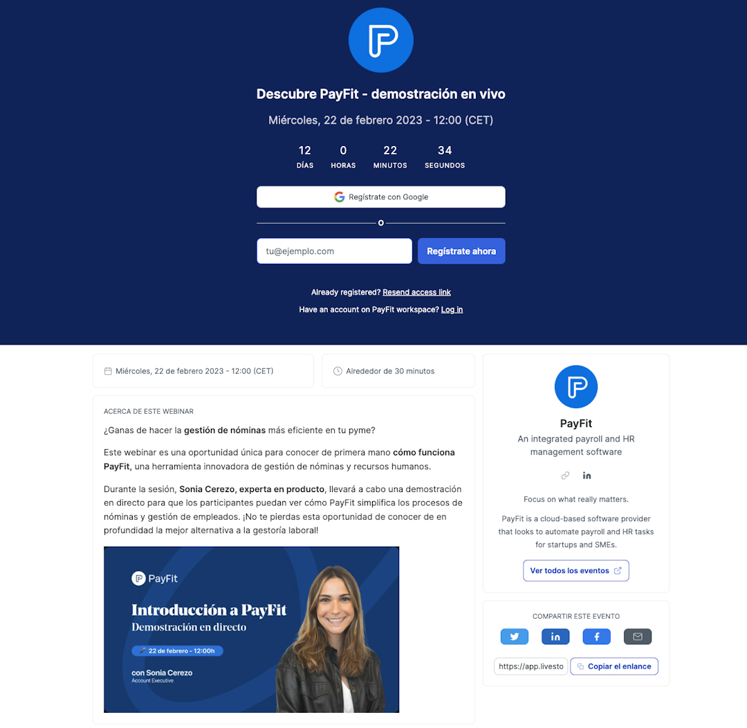 PayFit product demo