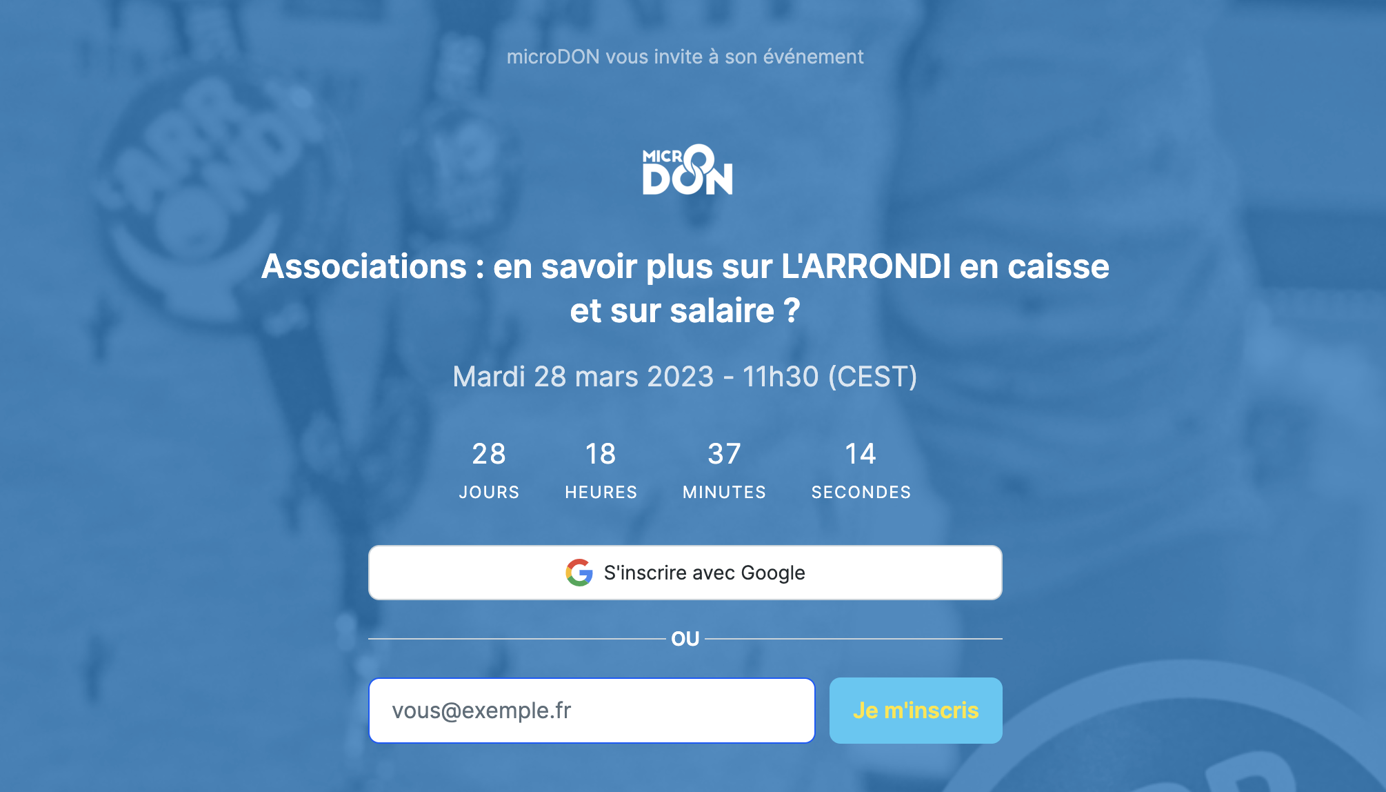 microDON webinar Livestorm