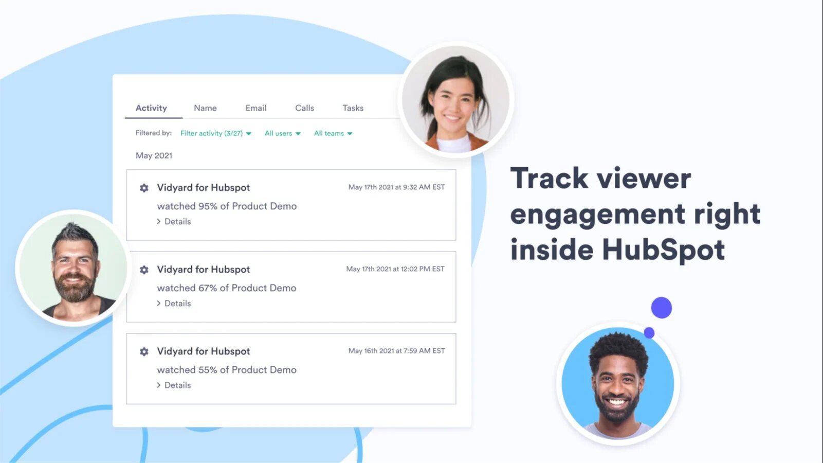 Track video engagement with Vidyard and HubSpot for virtual sales