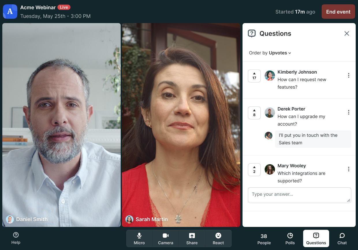 Webinar software