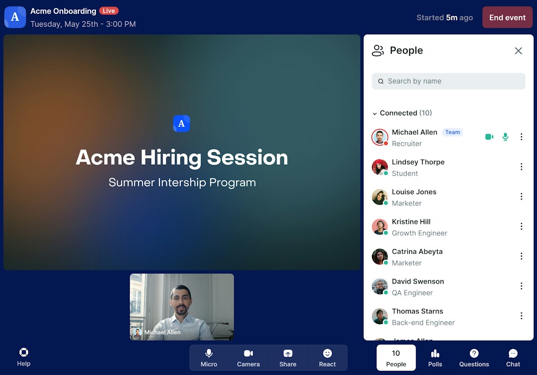 Best Virtual Career Fair and Recruitment Event Platform