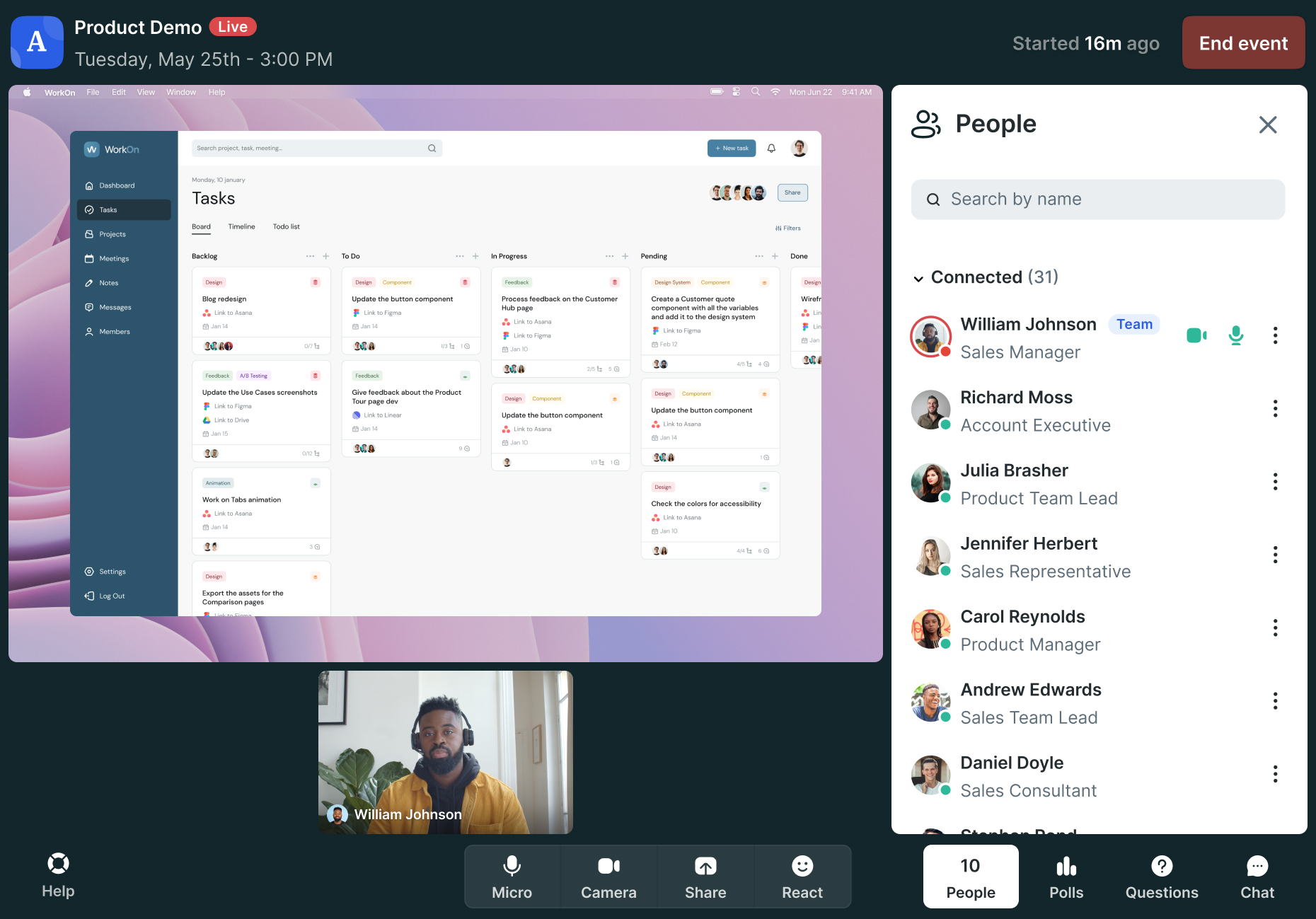 Product Demos with Livestorm