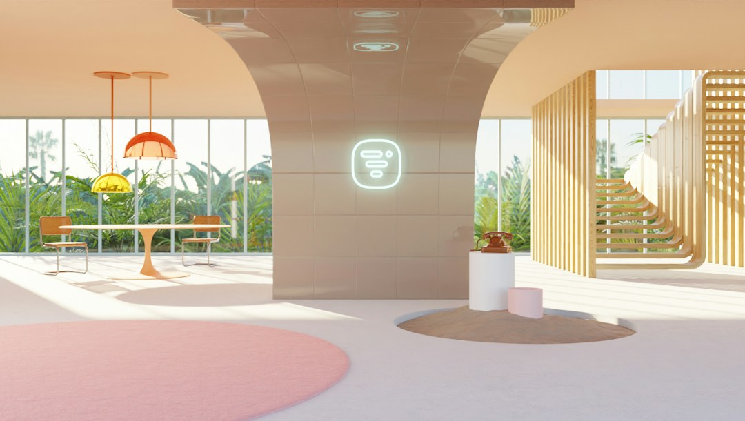 Salon avec vue sur le jardin