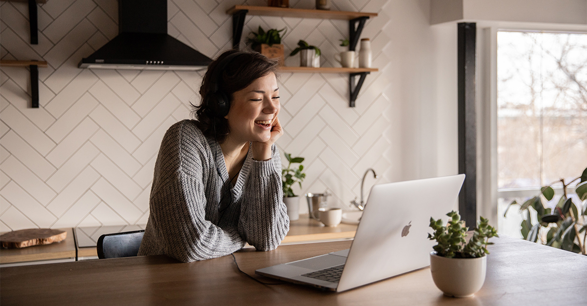 woman hosting a webinar dry run