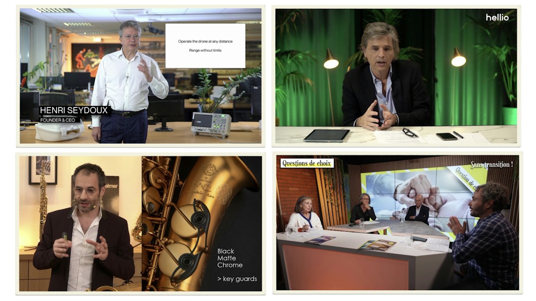 Tournages en plateau ou studio par Webinar Factory