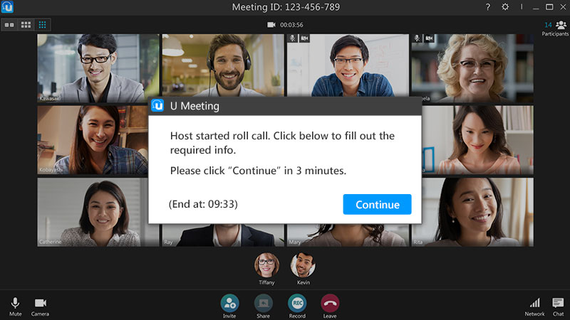 U Meeting video conferencing