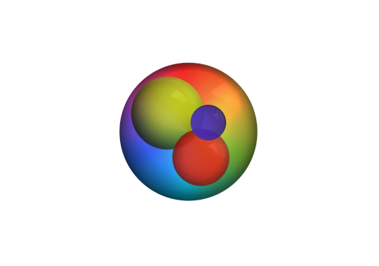 Logo Enter-10 Productions bulle de couleurs