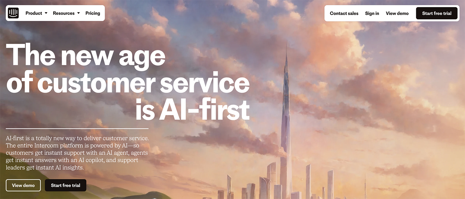 Intercom for chatbots