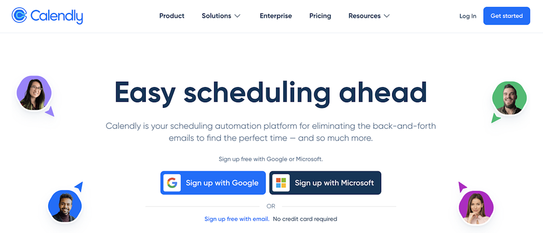 Calendly for scheduling